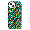 iPhone 13 Mini 90's Geometry Phone Case in Black