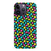 iPhone 14 Pro Max 90's Geometry Phone Case in Black
