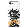 Google Pixel 3 XL Messy Hair Don't Care Phone Case in White