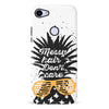 Google Pixel 3A Messy Hair Don't Care Phone Case in White