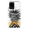 Samsung Galaxy S20 Ultra Messy Hair Don't Care Phone Case in White