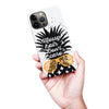 iPhone 13 Pro Max Messy Hair Don't Care Phone Case in White