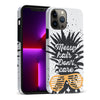 iPhone 13 Pro Max Messy Hair Don't Care Phone Case in White