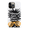 iPhone 13 Pro Max Messy Hair Don't Care Phone Case in White