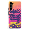 Samsung Galaxy S23 Plus Messy Hair Don't Care Phone Case - Magenta/Orange