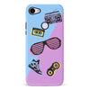 Google Pixel 3A The Rad 90's Phone Case in Blue/Purple