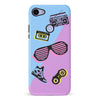 Google Pixel 3A XL The Rad 90's Phone Case in Blue/Purple