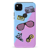 Google Pixel 4A The Rad 90's Phone Case in Blue/Purple