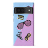 Google Pixel 6 Pro The Rad 90's Phone Case in Blue/Purple