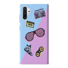 Samsung Galaxy Note 10 Pro The Rad 90's Phone Case in Blue/Purple