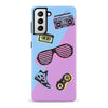 Samsung Galaxy S21 The Rad 90's Phone Case in Blue/Purple