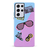 Samsung Galaxy S21 Ultra The Rad 90's Phone Case in Blue/Purple