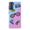 Samsung Galaxy S22 The Rad 90's Phone Case in Blue/Purple