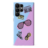 Samsung Galaxy S22 Ultra The Rad 90's Phone Case in Blue/Purple