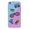 iPhone 6S Plus The Rad 90's Phone Case in Blue/Purple