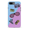 iPhone 8 Plus The Rad 90's Phone Case in Blue/Purple