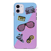 iPhone 11 The Rad 90's Phone Case in Blue/Purple
