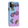 iPhone 13 Pro Max The Rad 90's Phone Case in Blue/Purple