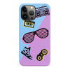 iPhone 13 Pro Max The Rad 90's Phone Case in Blue/Purple