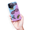 iPhone 14 Pro Max The Rad 90's Phone Case in Blue/Purple