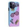 iPhone 14 Pro Max The Rad 90's Phone Case in Blue/Purple