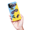 iPhone 13 Pro Max The Rad 90's Phone Case in Blue/Yellow