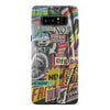 Samsung Galaxy Note 8 Retro Stickers Phone Case