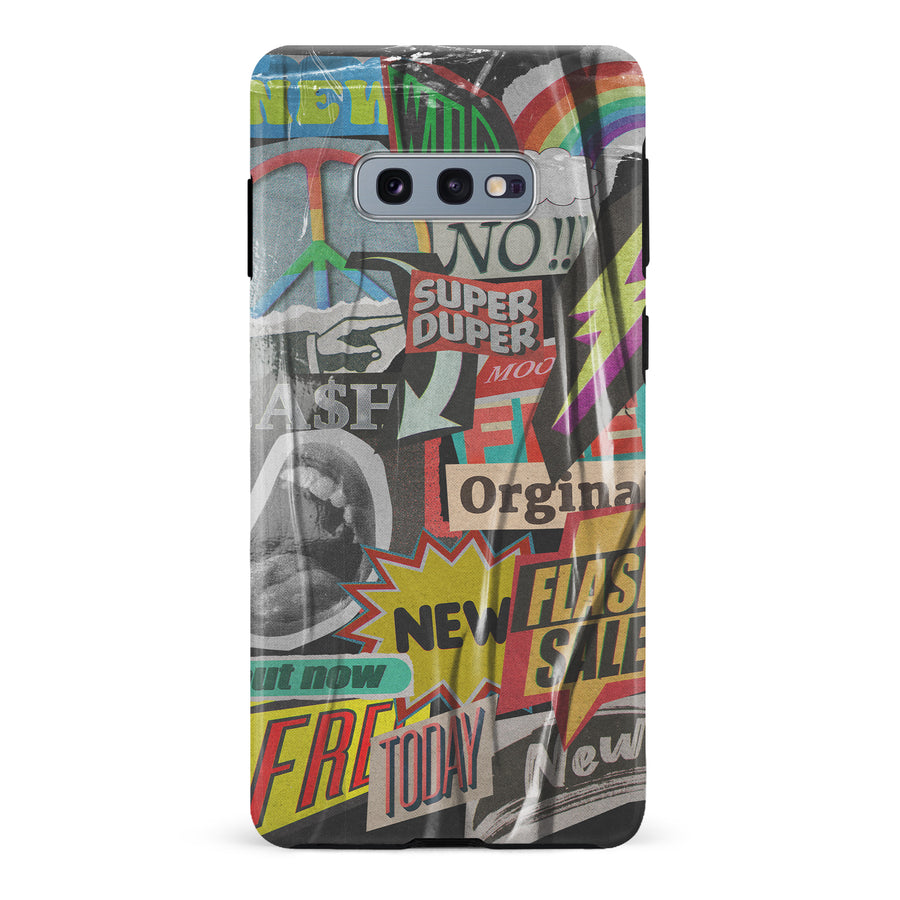Samsung Galaxy S10e Retro Stickers Phone Case