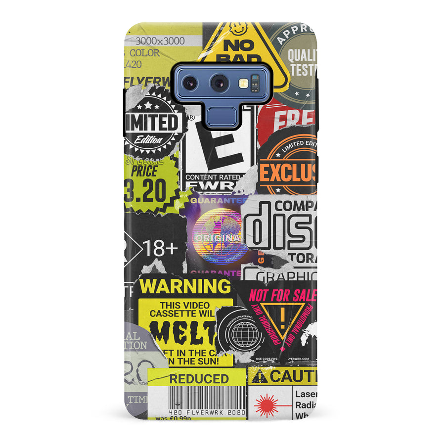 Samsung Galaxy Note 9 Consumerism Stickers Phone Case