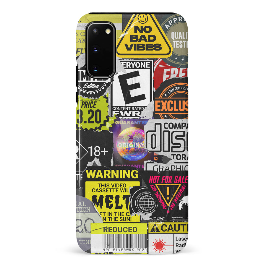 Samsung Galaxy S20 Consumerism Stickers Phone Case