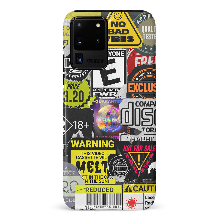 Samsung Galaxy S20 Ultra Consumerism Stickers Phone Case