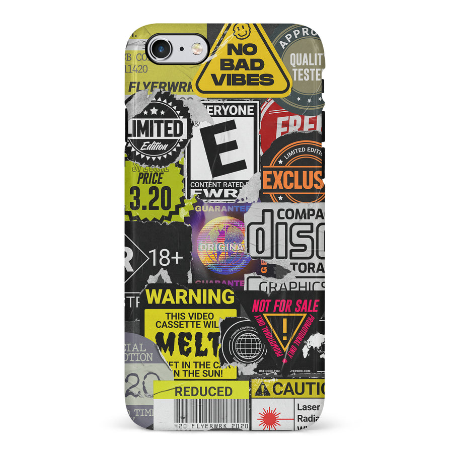 iPhone 6 Consumerism Stickers Phone Case