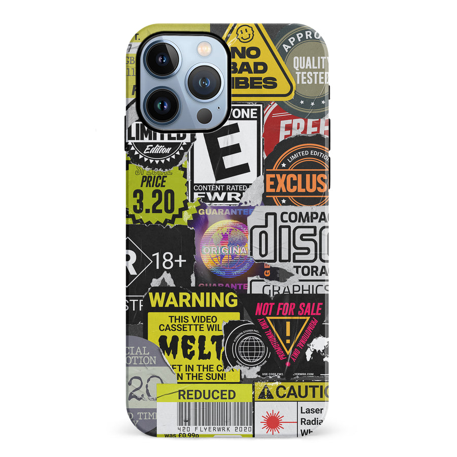 iPhone 12 Pro Consumerism Stickers Phone Case