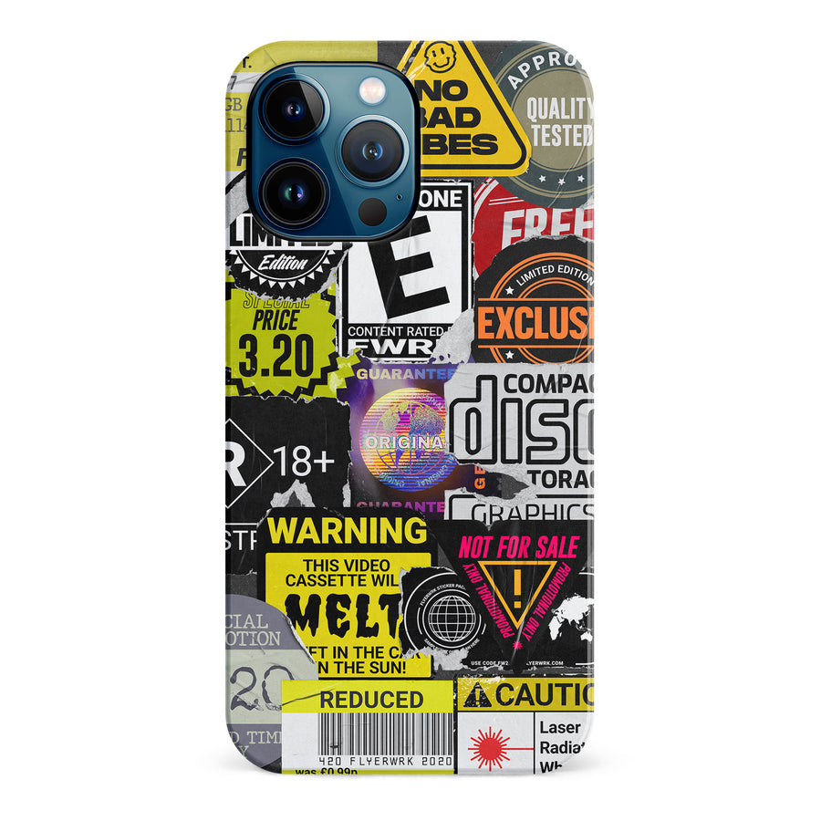 iPhone 12 Pro Max Consumerism Stickers Phone Case
