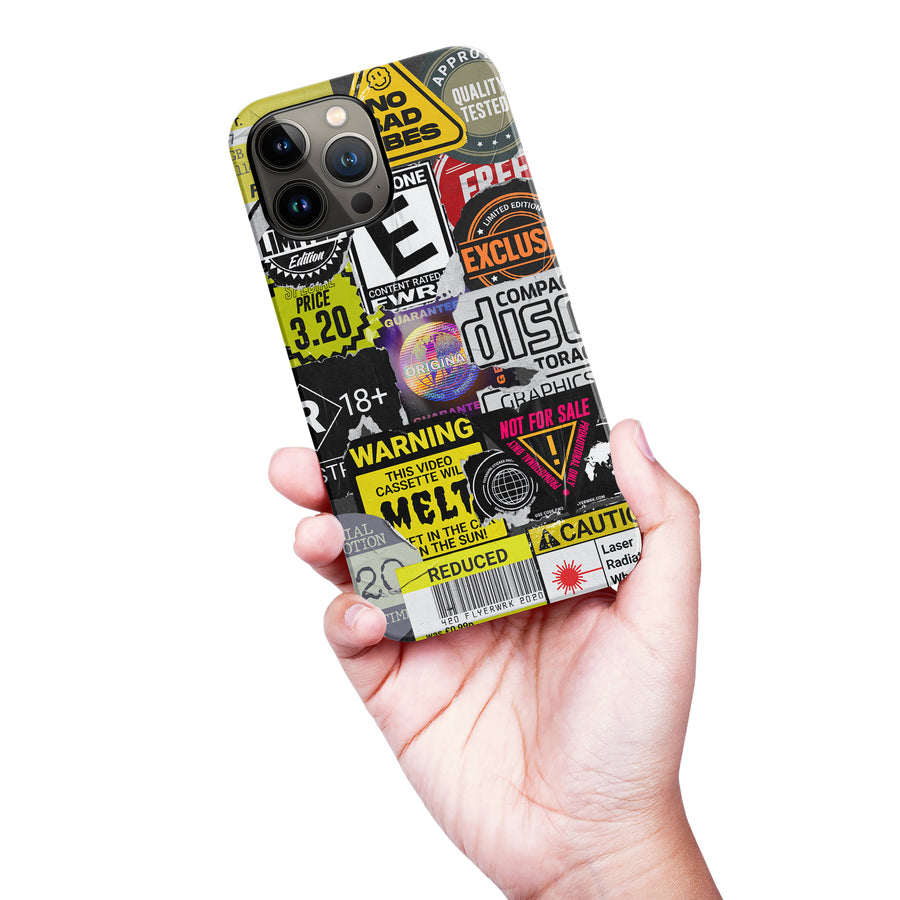 iPhone 13 Pro Max Consumerism Stickers Phone Case