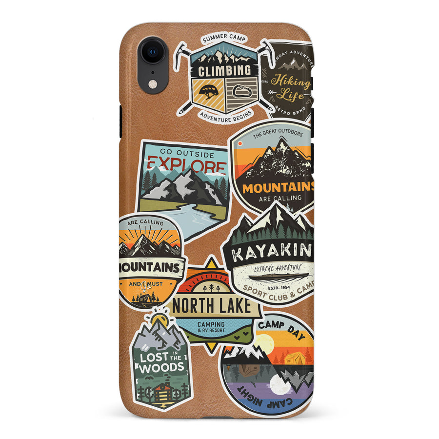 iPhone XR Explorer Stickers One Phone Case