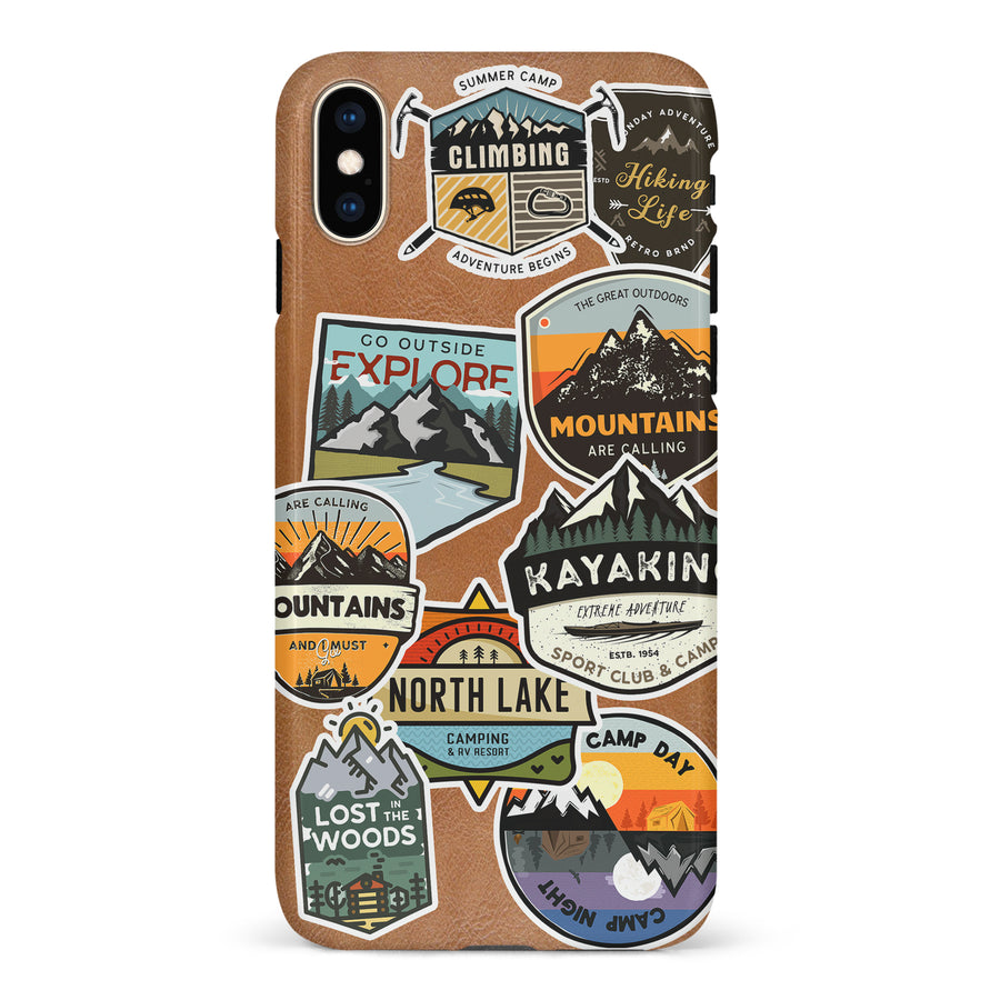 iPhone XS Max Explorer Stickers One Phone Case