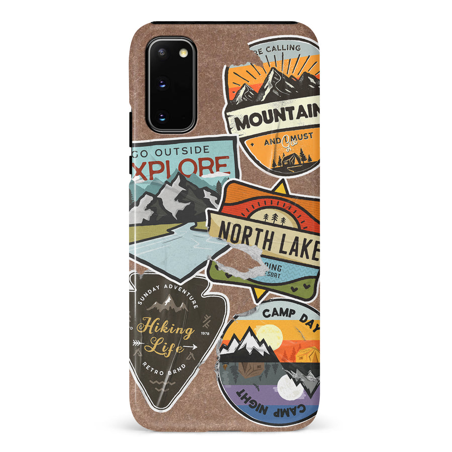 Samsung Galaxy S20 Explorer Stickers Two Phone Case