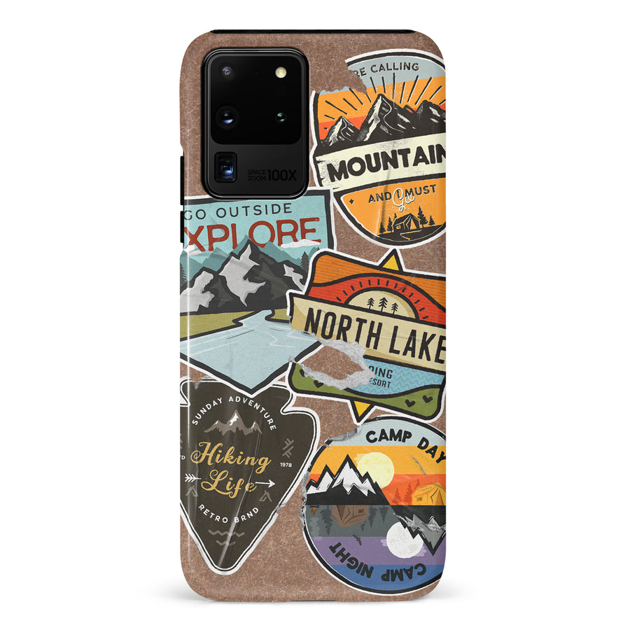 Samsung Galaxy S20 Ultra Explorer Stickers Two Phone Case