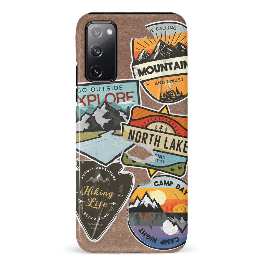 Samsung Galaxy S20 FE Explorer Stickers Two Phone Case