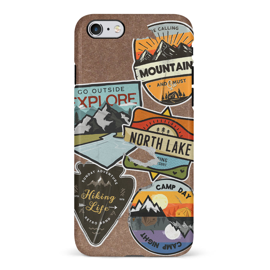 iPhone 6 Explorer Stickers Two Phone Case