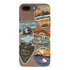 iPhone 8 Plus Explorer Stickers Two Phone Case