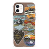 iPhone 12 Mini Explorer Stickers Two Phone Case