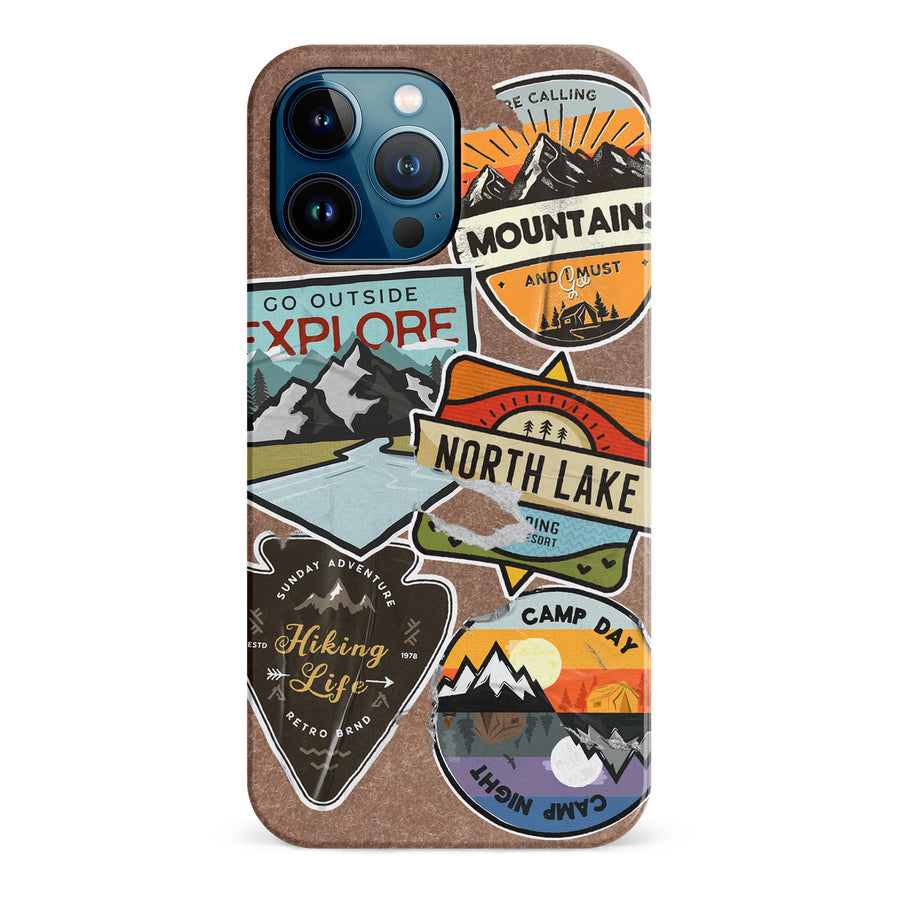 iPhone 12 Pro Max Explorer Stickers Two Phone Case