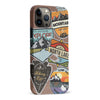 iPhone 13 Pro Max Explorer Stickers Two Phone Case