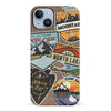 iPhone 14 Plus Explorer Stickers Two Phone Case