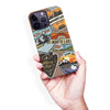 iPhone 14 Pro Max Explorer Stickers Two Phone Case
