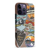 iPhone 14 Pro Max Explorer Stickers Two Phone Case