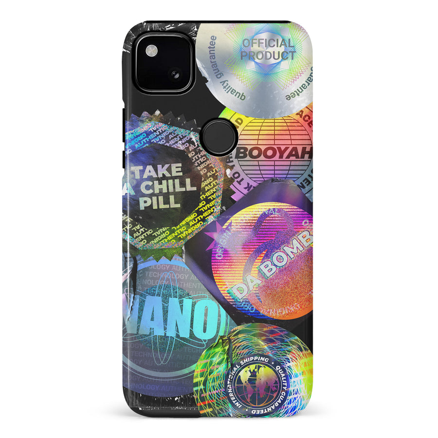 Google Pixel 4A Holo Stickers Phone Case