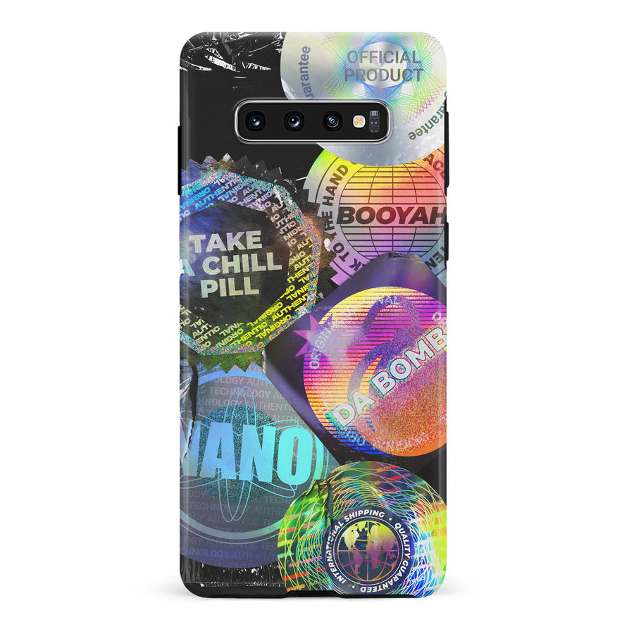 Samsung Galaxy S10 Holo Stickers Phone Case